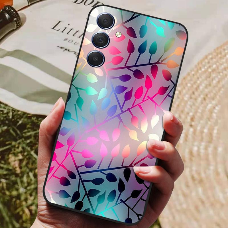 Für Samsung Galaxy A36 5G Hülle Weiche Silikonhülle Schwarzer Bumper TPU Für Samsung A56 5G Hülle A26 A36 Funda Handyhüllen Rückseite