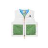 Patchwork Vest Unisex White 52BT-11P