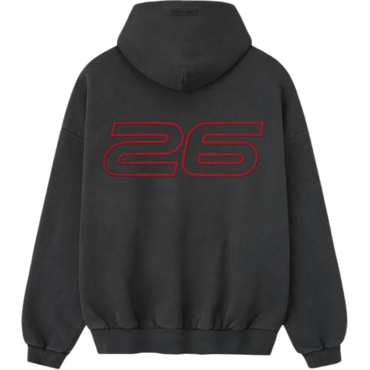 Fear of God Essentials Heavy Fleece 90s Hoodie Iron Grey Men Tops 192HO256562F