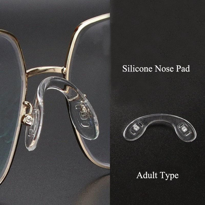 1pcs U Shape Silicone Conjoined Eyeglass Soft Nose Pads for Glasses Anti-Slip Insert Nose Pad