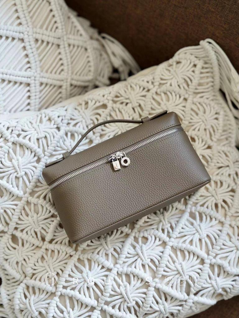 Vielseitige Mini-Crossbody-Lunchtasche aus Rindsleder mit Litschi-Narbenmuster - Damenhandtasche aus echtem Leder