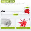 6-Pack Helix Paint Mixer Attachment for Drill - 11.8" Industrial Stirrer Paddle, 1 to 5 Gallon Epoxy Resin Mixer