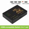 3 In 1 Out HDMI-compatible Switch 4K Switcher Full HD 1080P Video Cable Splitter For TV Box HDTV PC 1x3 Hub Adapter Converter