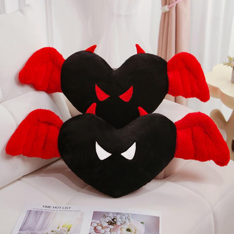 Demons Angels Car Neck Waist Support Pillows Plush Toy Stuffed Doll Gift Kids