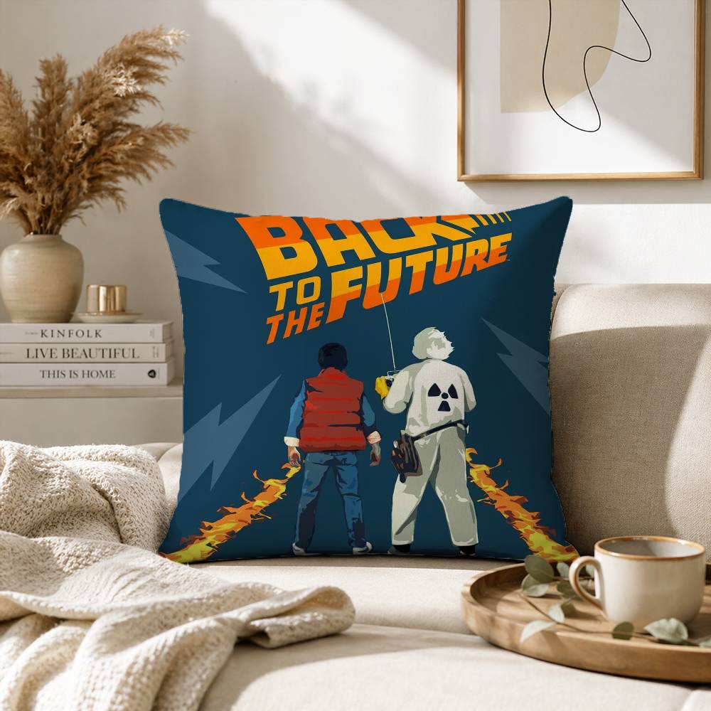 Back to the Future Pillow Case for Sofa Living Room Home office Decor Protective Cover