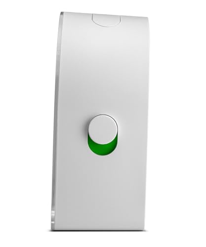 [Officially Imported] BRAUN Time Teacher Alarm Table Clock, White/Orange, BC22TW