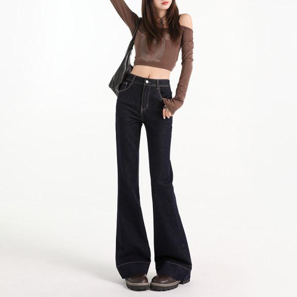 

High Waisted Slightly Flared Jeans for Women In Spring Slim Fit and Slim Horseshoe Pants Stretch Bell-bottom Pants for Women In Spring XXL