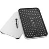 Rainfall Shower Head Big Panel Large Flow Supercharge Ceiling Mounted Showerhead 360 Rotation High Pressure ABS Bathroom Faucet
