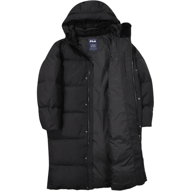 New FILA Down Jackets Unisex Black 1100FS2DJG4104X-BBK