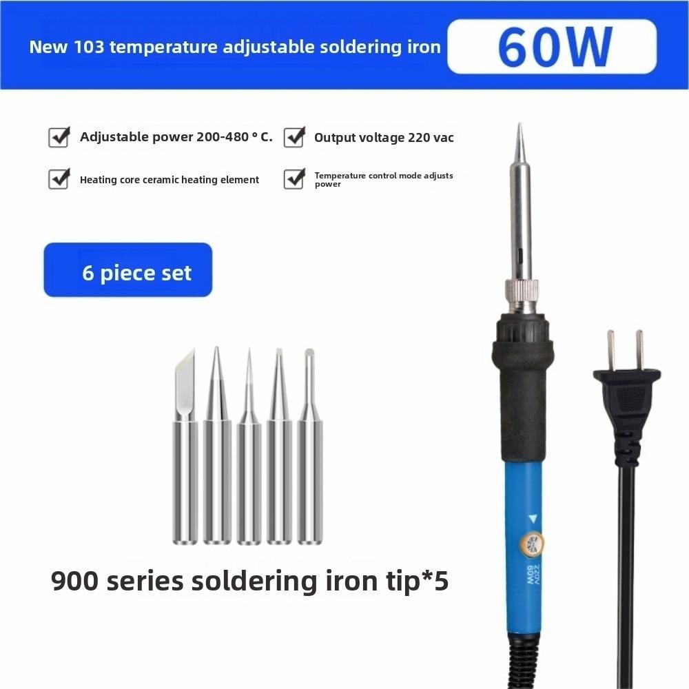High Quality 110V 220V 60W Adjustable Temperature Multistyles Alternating Current Welding Solder Repair Tool