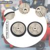 2 Air Compressor Wheels for Replacement and Transportation Needs