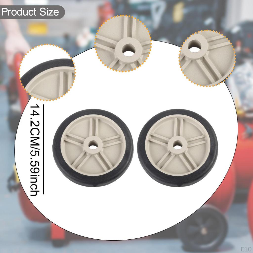 2 Air Compressor Wheels for Replacement and Transportation Needs
