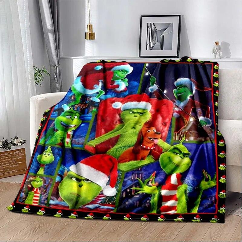 

Рождественское одеяло, прямоугольное одеяло, фланелевое одеяло, фланелевое носимое одеяло, одеяло для подарка, все сезоны