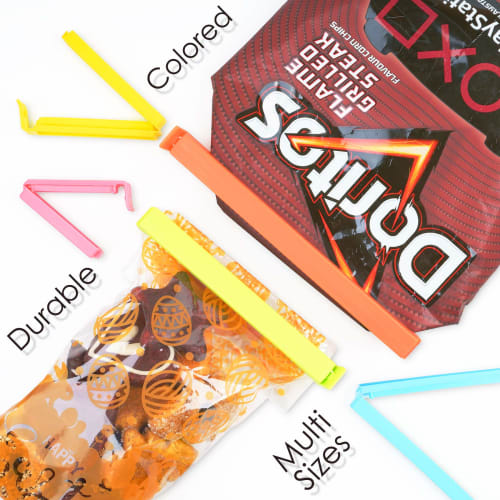 CCINEE Bag Closure Clips, Sealing for Food Storage, Moisture-Proof, Keeps Food Fresh, Prevents Oxidation, and Storing Snacks In the Kitchen, Durable,