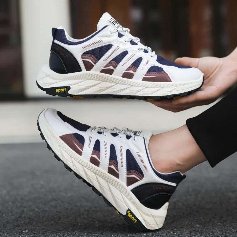 New Men Sport Shoes Comfor Non-slip Men Casual Sneakers Outdoor Platform Jogging Shoes Fashion Designer Men Tenis Shoes Sneaker