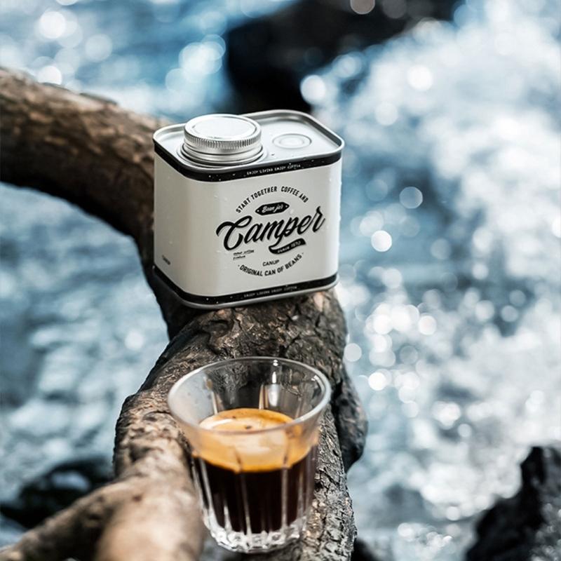 Cutii etanșe pentru boabe de cafea Cutie de tablă pentru camping în aer liber Ambalaj de calitate alimentară Depozitare Cutii de fier cu respirație proaspătă