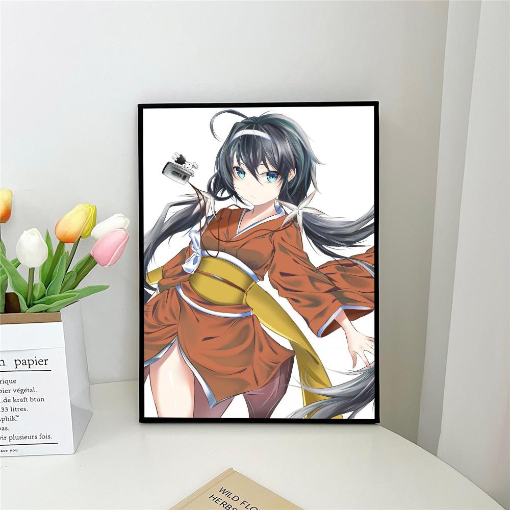 1pc Japanese Anime B-Bungo Stray Dogs Self-adhesive Art Poster Waterproof Paper Sticker Coffee House Bar Room Wall Decor
