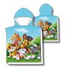 Poncho Dla Dzieci 50X115 Psi Patrol Paw Skye Marshall Rublle Chase Rocky 4413 Ręcznik Z Kapturem