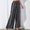 YYFS Women's Fashion Casual Geometric Print High Waist Trousers Pants & Capris