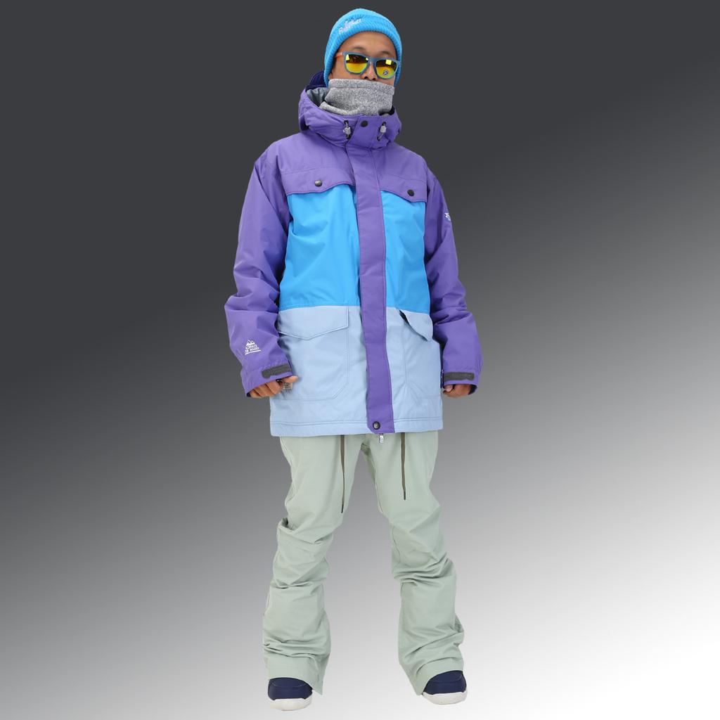 SUGAPOINT Men'S Snowboard/Ski Wear Skinny Fit Pants With Gore-Tex Function And Waterproof Seam Taping Dime P