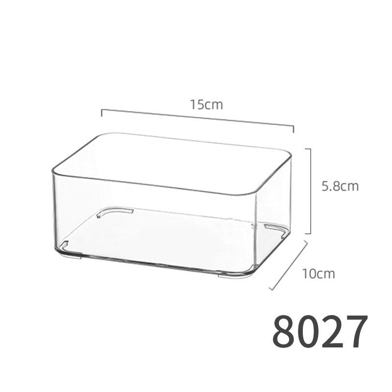 Japanese-Style Transparent Mirror Cabinet with Drawer for Cosmetics, Lipstick, Toiletries, Stationery, and Eyebrow Pencil Storage