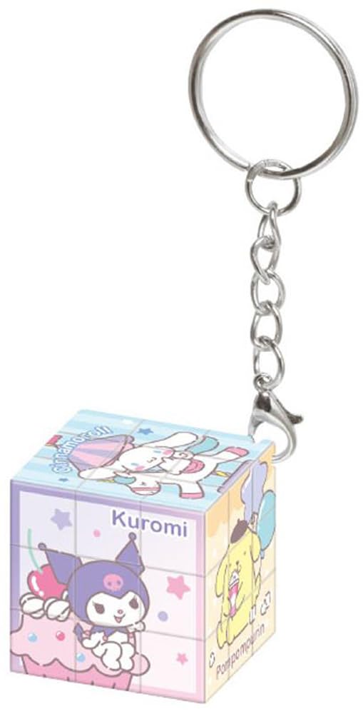 Crux Sanrio Kuromi Pompompurin Cinnamoroll Character Puzzle Cube Keychain Characters 112551