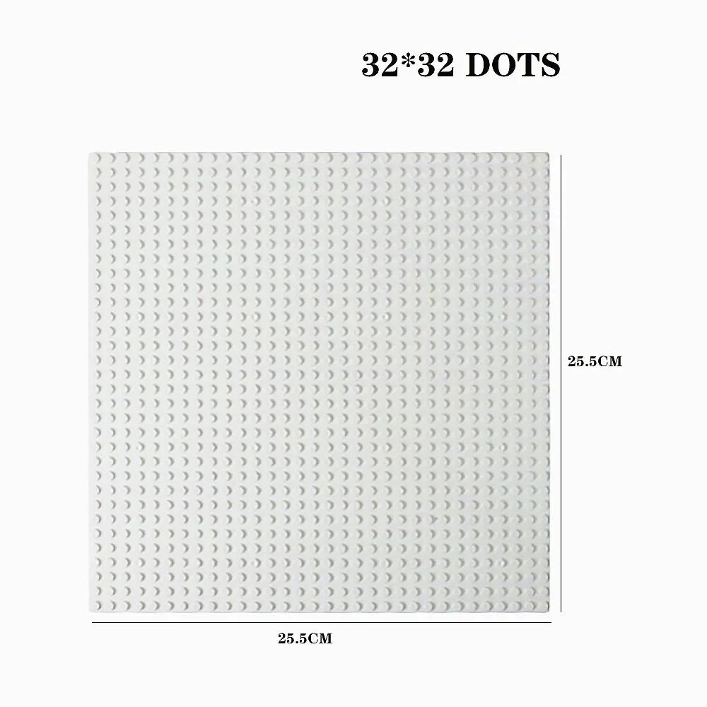 Classic Blocks Base Plates 32x32 16*32 Dots Road River BasePlates MOC Building Bricks City Dimensions Figures Construction Toys