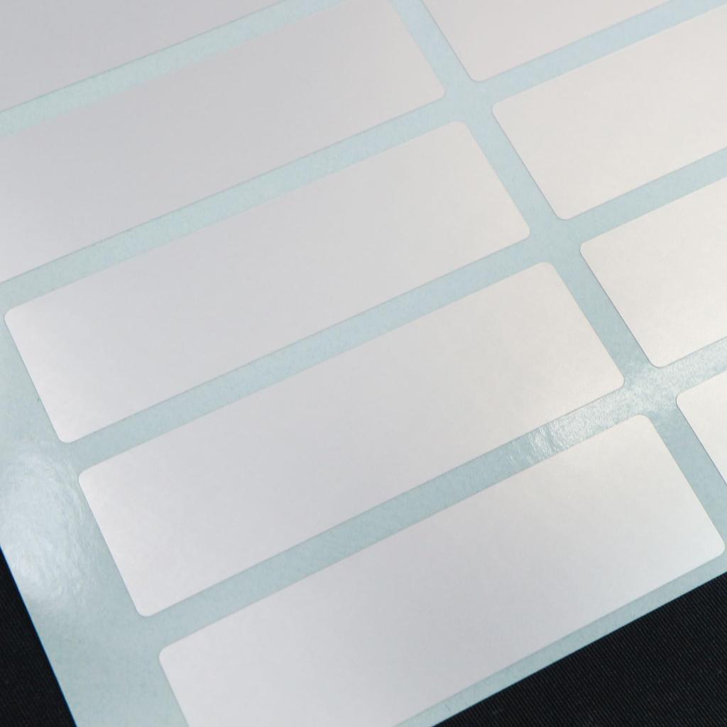 Manipulation und unbefugter Sicherheits-Matt-Japanischer 50x15mm Packung mit [Verhindert Öffnen] Siegel, silber, Text, [Wert 500]