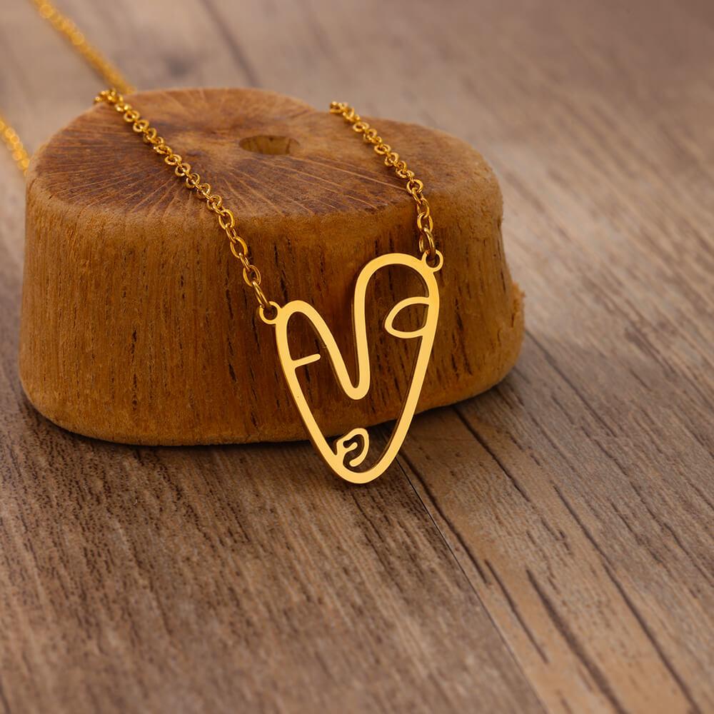 4 Style Heart Pendant Necklace For Women New Trendy 2026 Gold Color Stainless Steel Chain Necklace  Jewelry Gift Bijoux