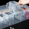 Cutie Organizator din Plastic Transparentă Cutie Portabilă pentru Scule Cutie de Depozitare Multipurpose pentru Scule de Electrician și Bormașină Carcasă pentru Scule de Feronerie