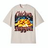 Heavy Metal Chicken Nuggets Funny Tshirt Men Women Fashion Retro Short Sleeve T Shirts High Quality 100 Cotton Comfort T Shirt