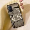 America Route 66 Phone Case For Redmi Note 13 14 15 Pro Plus 12 13C 12C 15C 9 10 10C 9T 9C 9A TPU Soft Cover Clear Cell Cases Sh
