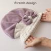 Hat Soft Thicken No Shedding Bowknot Dry Hair Breathable Double Layer Shower