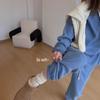Women's Fleece-Lined Casual Sweatshirt Set: High-End 25, Autumn/Winter, Warm Thickened Sweatpants, Pure Cotton