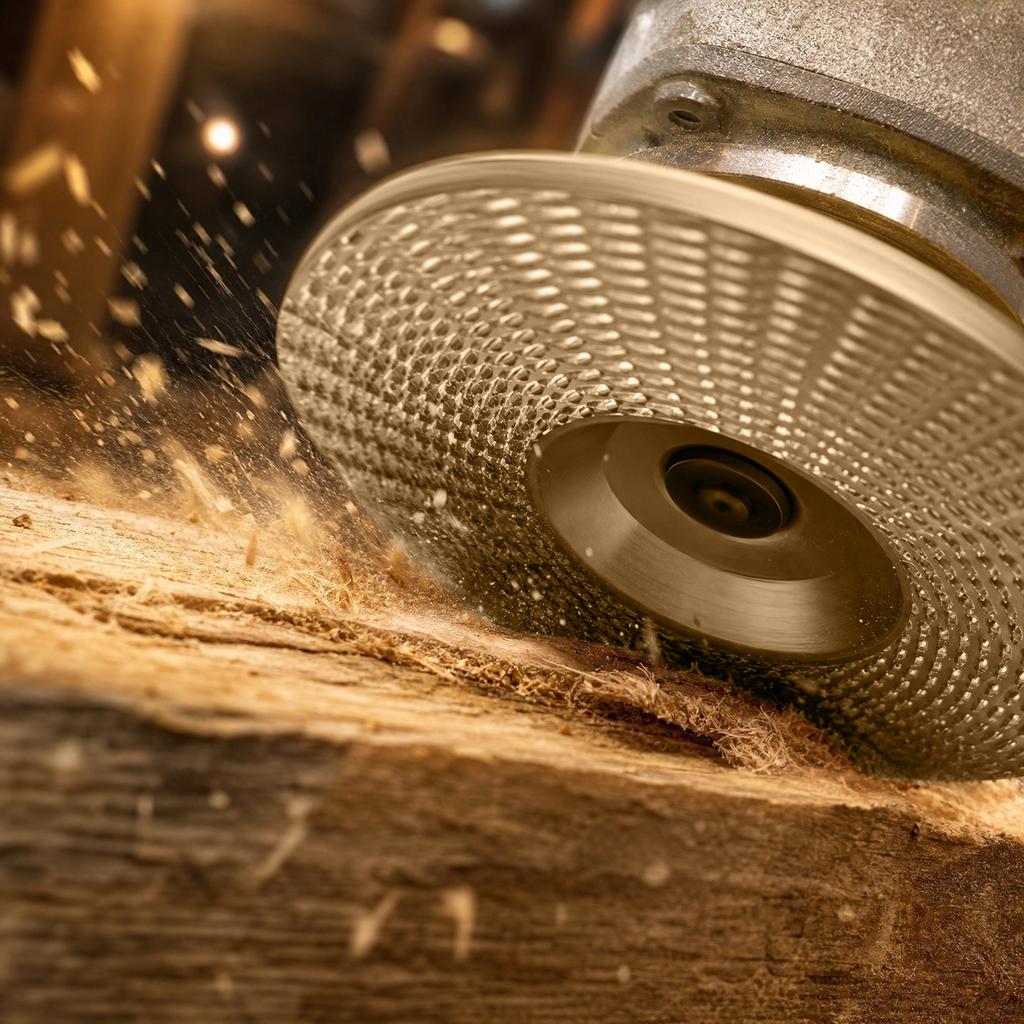 Carbide Grinding Disc for Angle Grinder Woodworking Sanding Disc Flat Surface Burr Disc Durable Abrasive Tool for Shaping and Polishing