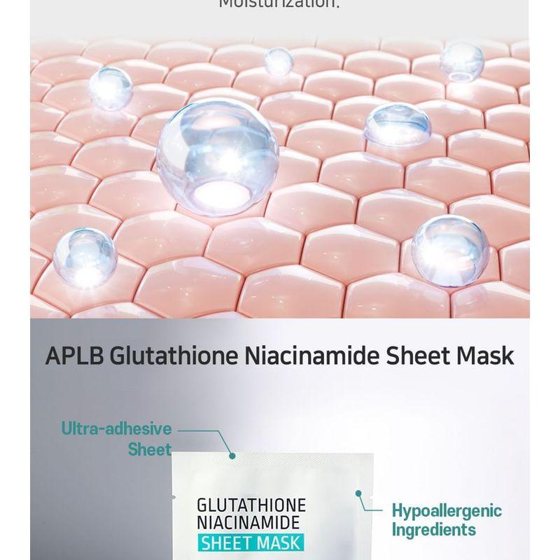 APLB - Glutathione Niacinamide Sheet Mask Bundle Set