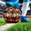 Elvis Presley Print Size 5 Soccer Ball Durable Shock?Absorbing Sports Ball For Training Match Outdoor Playing