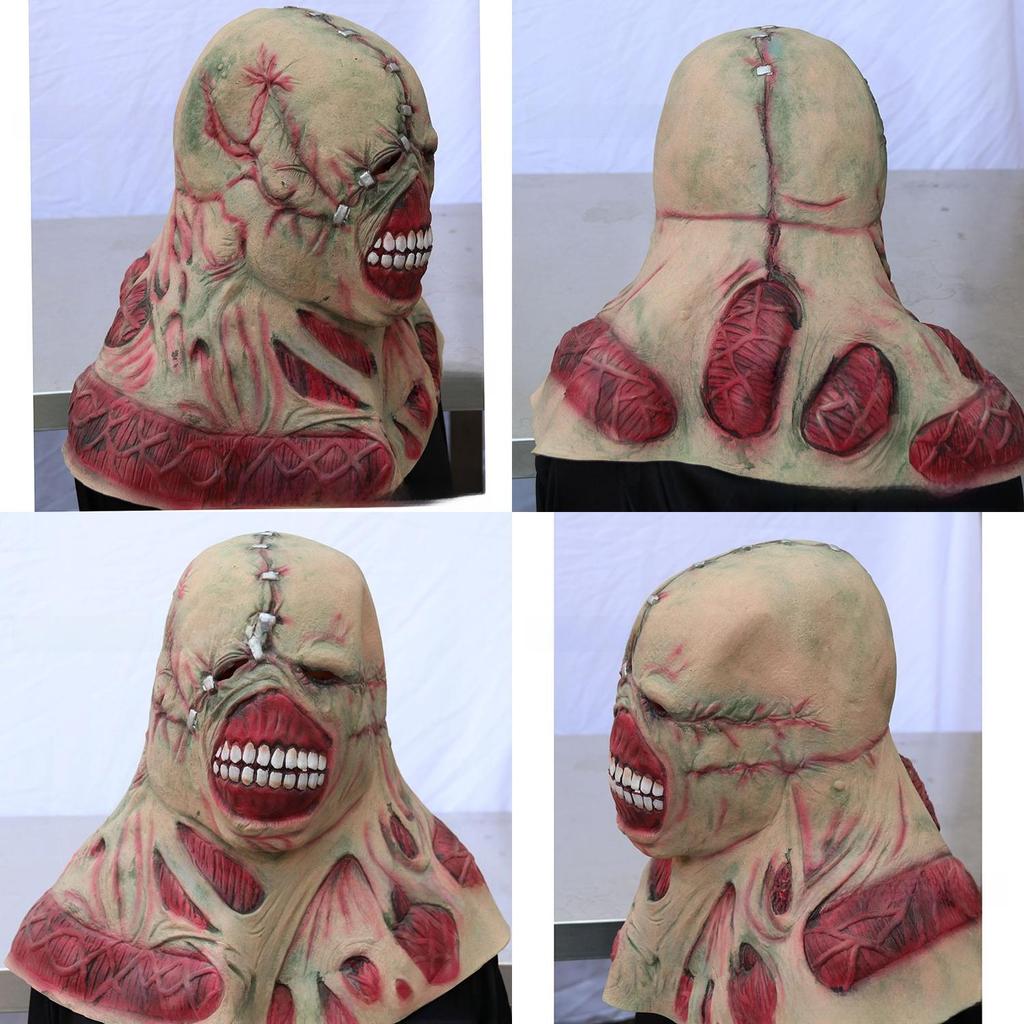 Horror Halloween Latex Mask For Adults With Creepy Zombie And Monster Design