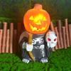 DIY Pumpkin Head Light Cartoon LED Lanterns Halloween Knight Pumpkin Lantern  Haunted House