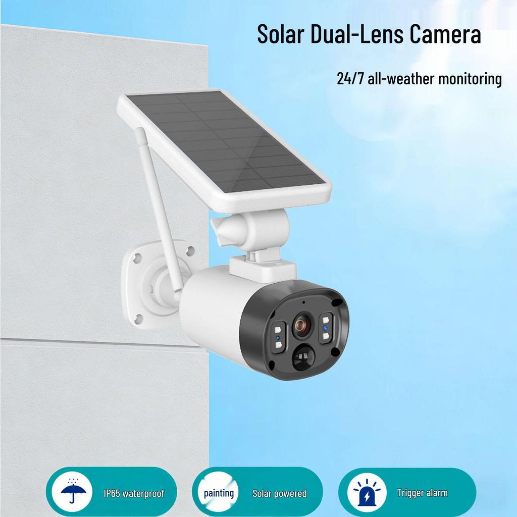 Ultra HD Solar-Powered Wireless Outdoor Surveillance Camera