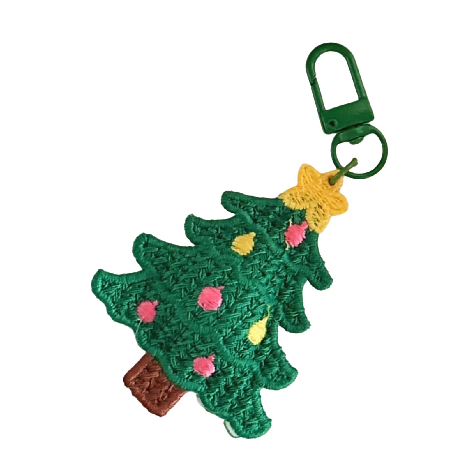 

Keychains Backpack Hanging Home Decoration Handmade Plush Santa Keychains for Festives Celebrations and Holiday Outfits