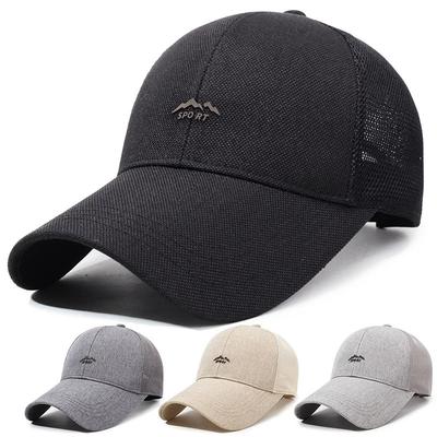 Men's Summer Thin Hat Outdoor Sports Sunshade Hat Breathable Mesh Hat Outdoor Middle-Aged and Elderly Hat