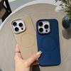 Lens Frame Holder For Magsafe Charging Phone Case for iPhone 16 15 14 13 12 11 Pro Max Magnetic Desert Gold Soft Silicone Cover