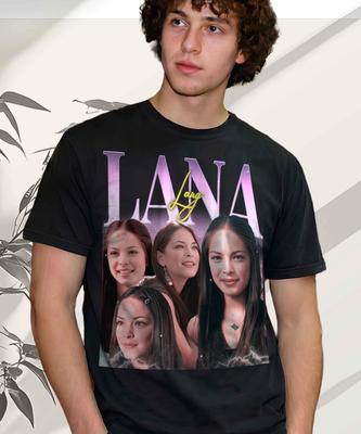 Lana Lang Graphic Tee: Vintage Inspired Portrait Print Shirt and Kids Tshirt