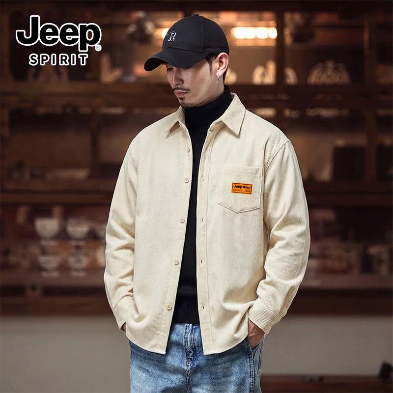 

Мужская плотная вельветовая рубашка-верхняя одежда JEEP SPIRIT XL