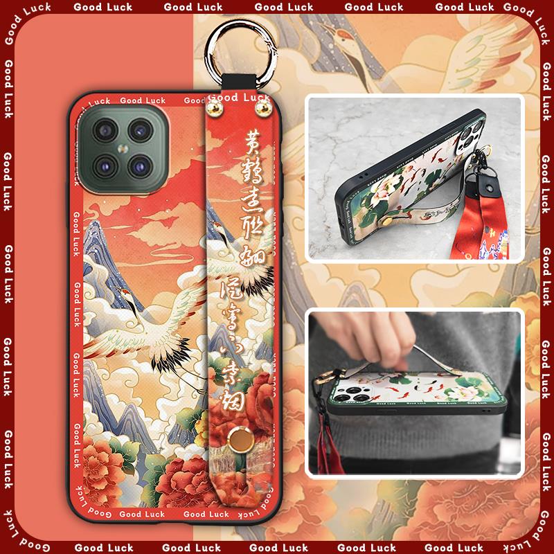 Fashion Shockproof Phone Case For Cubot C30 Soft case Back Cover Durable Silicone Chinese style Ring For Mom Protective