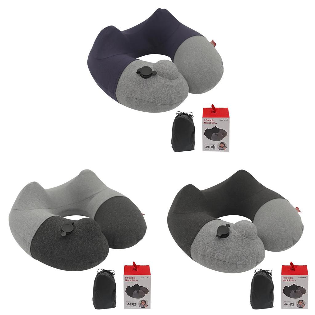 Modern Ushaped Cervical Pillow With Pvc Filling For Travel And Home Use