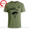 Paragliding Skydiving Evolution T Shirt Unisex Evolution Of Skydiver Tshirt Skydive Parachuting Lover Tee Shirt Paraglider Tshirt