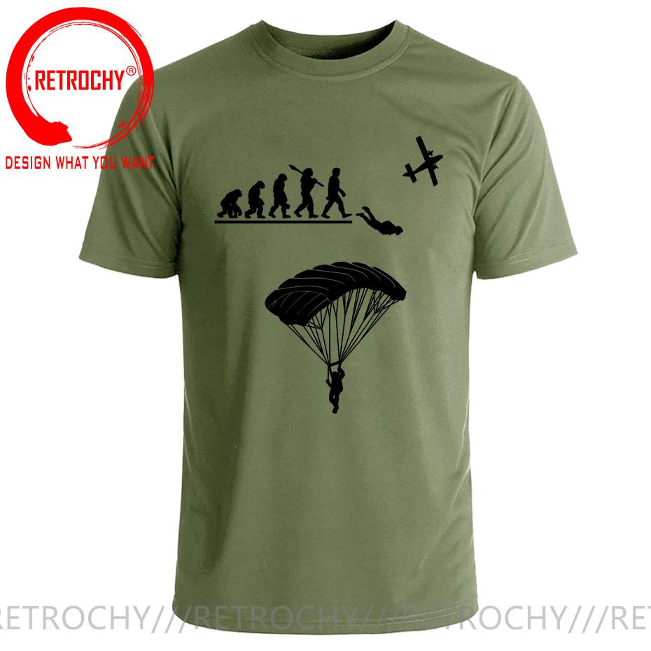 Paragliding Skydiving Evolution T Shirt Unisex Evolution Of Skydiver Tshirt Skydive Parachuting Lover Tee Shirt Paraglider Tshirt