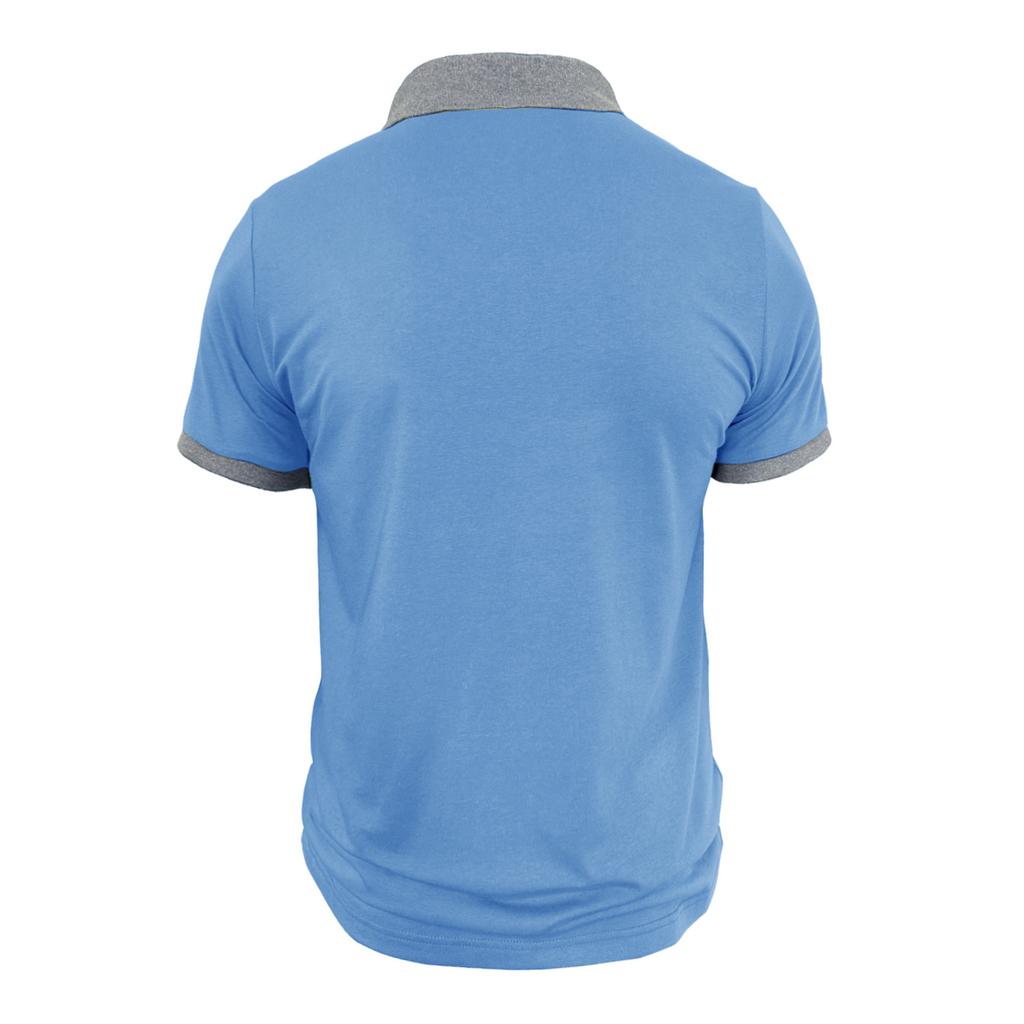 Men's Short Sleeve Polo Shirt Color Block Collar Button Up T-Shirt Daily Streetwear Business Casual Polos